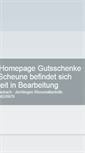 Mobile Screenshot of gutsschenkezurscheune.de